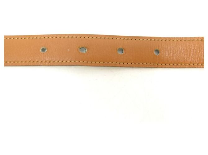 Hermès VINTAGE HERMES GÜRTEL AUS GRÜNEM STRAUSSENLEDER T 67 75 GRÜNER STRASSLEDERGÜRTEL - Ansicht 4