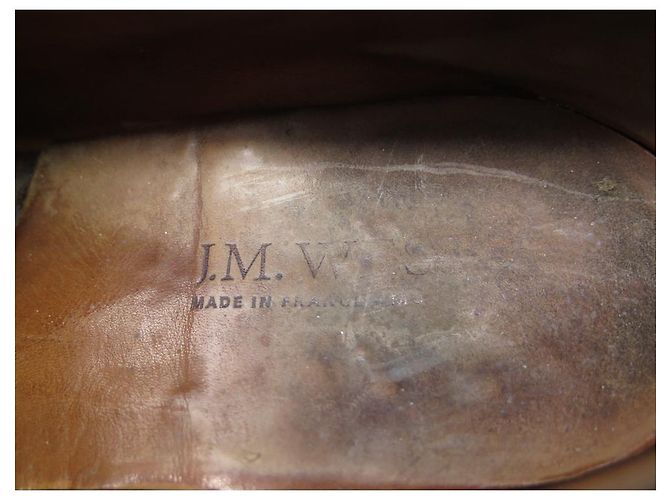 MOCASSINI JM WESTON 180 7C 41 SCARPE IN CAMOSCIO NERO - vista 7