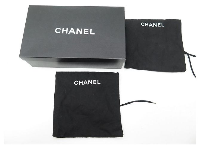 CHANEL SCHUHE PUMPEN 39 AUS GRAUEM TWEED-CANVAS + GRAUER SCHUHBOX - Ansicht 9