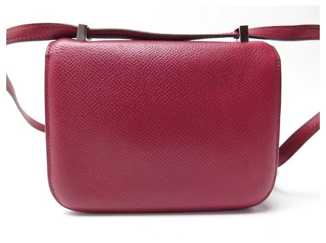 Hermès Bolsa Hermes Constance 14 BOLSA DE OMBRO EM COURO EPSOM MICRO VERMELHA Vermelho - vista 2