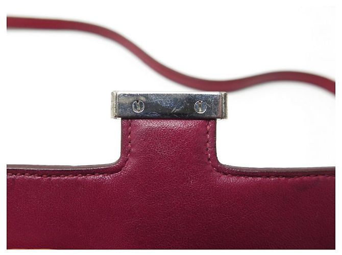 Hermès Bolsa Hermes Constance 14 BOLSA DE OMBRO EM COURO EPSOM MICRO VERMELHA Vermelho - vista 7