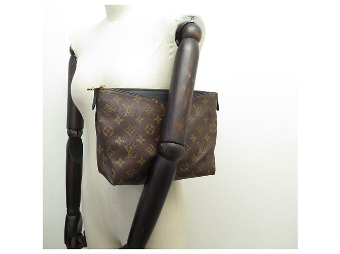 NUOVA POUCH BELLEZZA LOUIS VUITTON PALLAS M64123 BORSA A MARSUPIO MONOGRAM NUOVA Marrone - vista 5