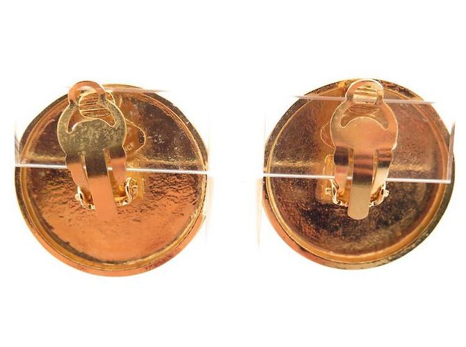 ORECCHINI CHANEL SILHOUETTE COCO DE CASTELLANE 1985 ORECCHINI MARTELÈ D'oro - vista 2
