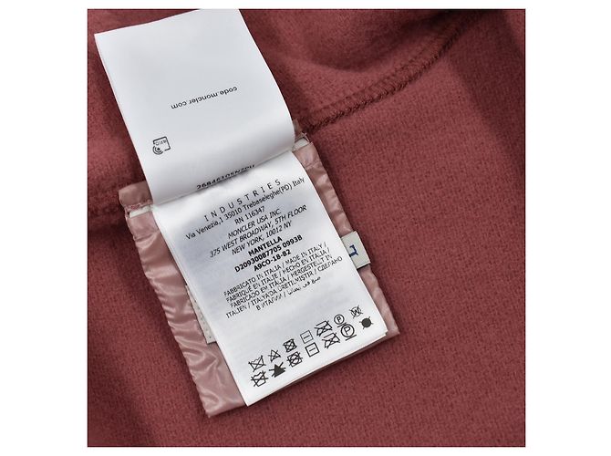 Capa Moncler Mantella Rosa de Lana - vista 5