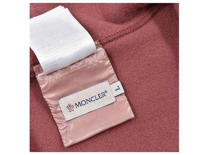 Capa Moncler Mantella Rosa de Lana - vista 6