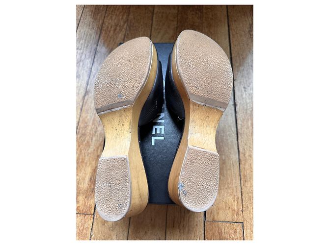Chanel Clogs Hazelnut Leather 40 - view 4