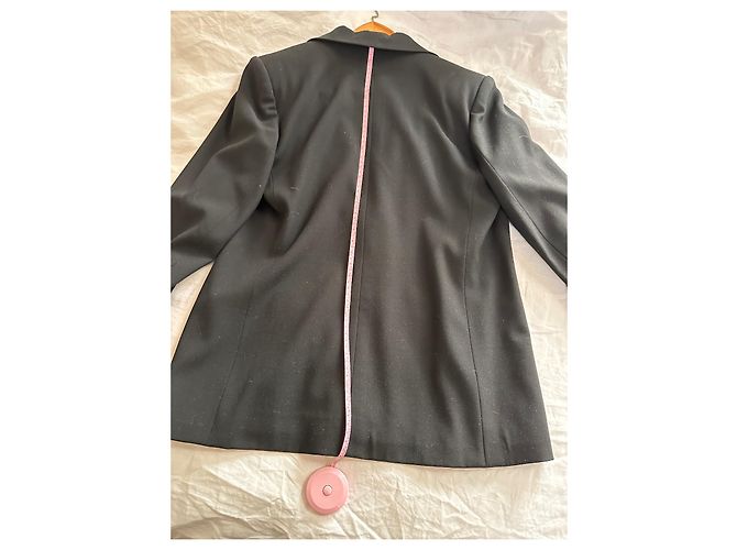 Christian Dior Black Wool Tuxedo Pleated Jacket and Pants - view 4