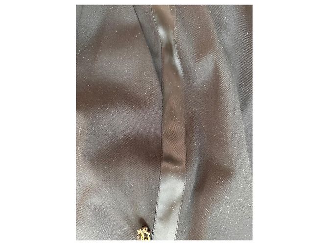 Christian Dior Black Wool Tuxedo Pleated Jacket and Pants - view 5