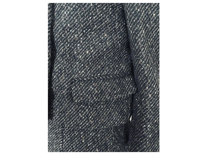 Completo gonna e giacca Dolce & Gabbana in lana nero e marrone Marrone chiaro Marrone scuro - vista 4