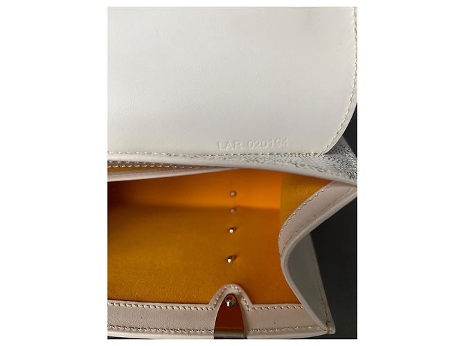 Goyard Saigon Mini Borsa bianca in pelle Bianco - vista 16
