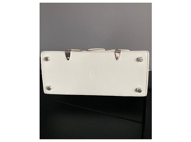 Goyard Saigon Mini Borsa bianca in pelle Bianco - vista 5