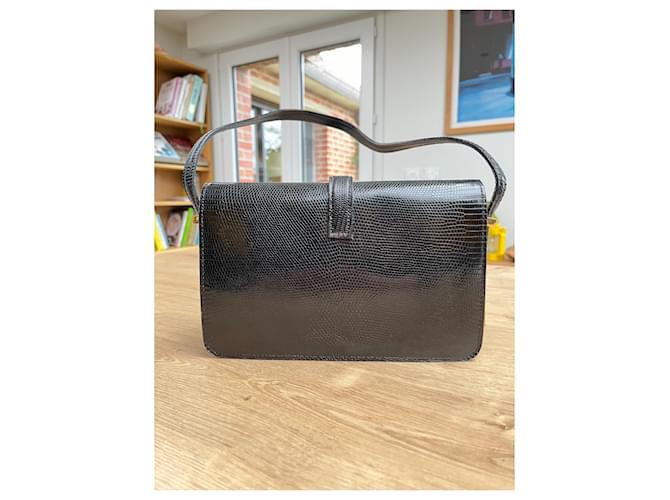 Anni della borsa Lancel 70 Nero - vista 4