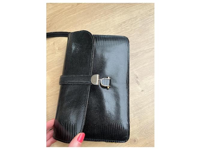 Anni della borsa Lancel 70 Nero - vista 5