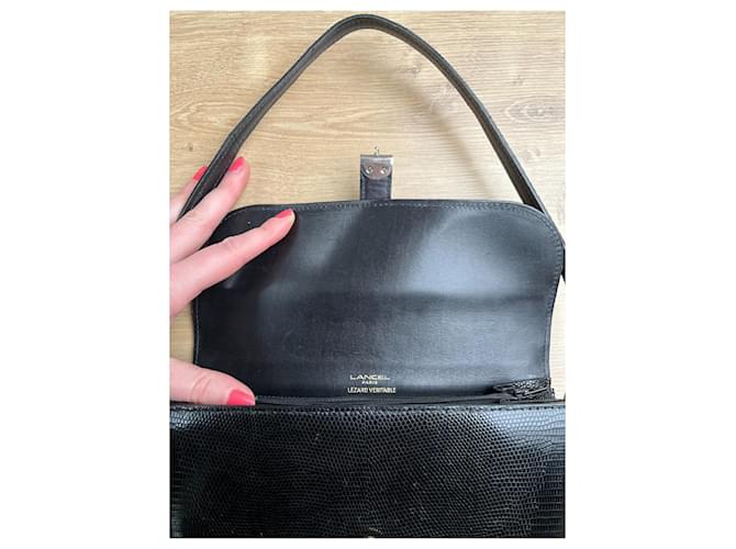 Anni della borsa Lancel 70 Nero - vista 6