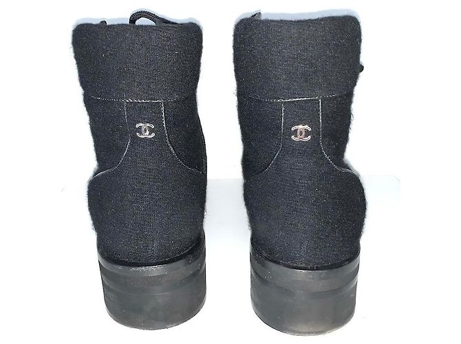 Stivaletti Chanel Neri Nero - vista 2