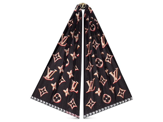 Louis Vuitton Stola LV Envy di LV Overgram Nero - vista 3