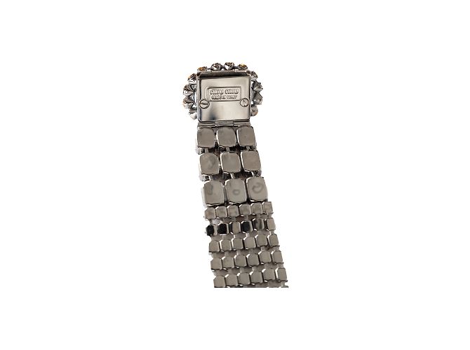 Mehrschichtiges Armband mit Strasssteinen von Miu Miu - Ansicht 5