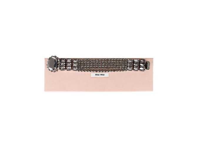 Mehrschichtiges Armband mit Strasssteinen von Miu Miu - Ansicht 6
