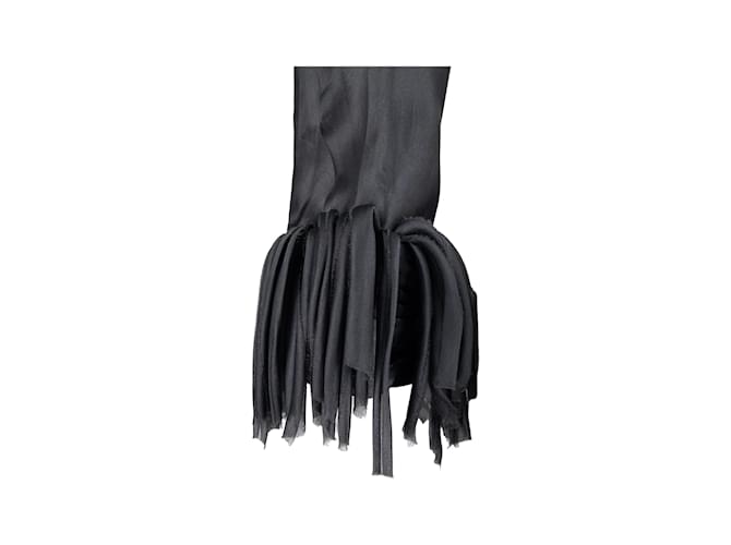 Completo top e gonna velati Prada Nero - vista 7