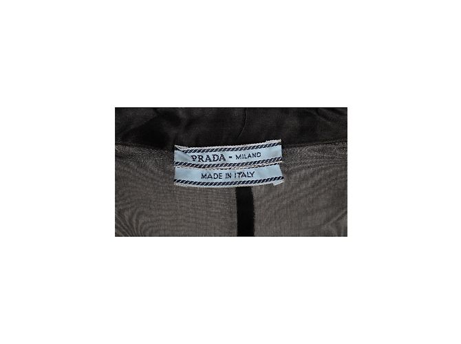 Completo top e gonna velati Prada Nero - vista 8