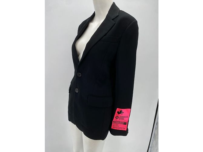 Dsquared2 Jacken T.IT 42 Wolle Schwarz - Ansicht 3