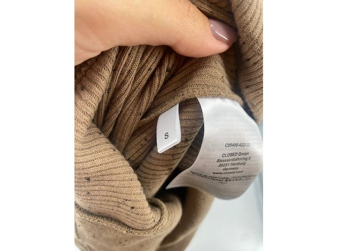 Closed Geschlossene Strickware T. International S Baumwolle Kamel - Ansicht 5