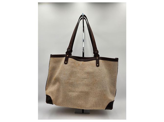 Gucci Leinen-Einkaufstasche mit Beutel - Ansicht 5