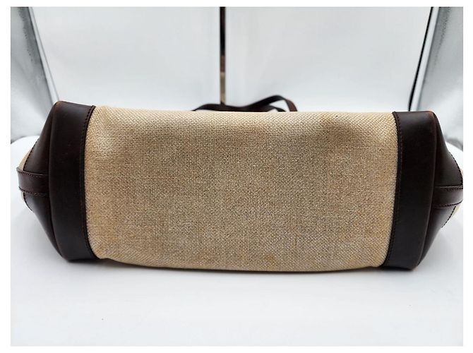 Gucci Leinen-Einkaufstasche mit Beutel - Ansicht 6