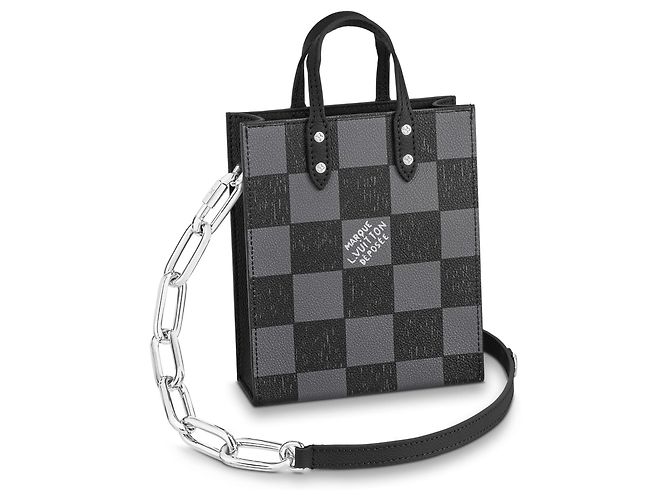 Louis Vuitton Sac Plat XS Nero in Pelle - vista 3