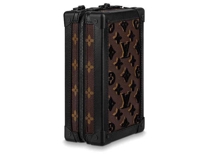 Louis Vuitton Baúl vertical LV nuevo Castaño - vista 2
