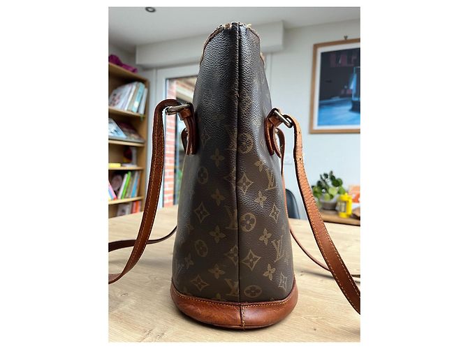 Bucket Vintage Tasche LOUIS VUITTON Braun - Ansicht 12