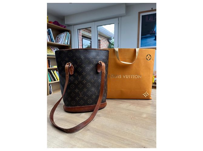 Bucket Vintage Tasche LOUIS VUITTON Braun - Ansicht 13
