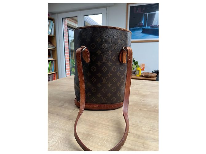 Bucket Vintage Tasche LOUIS VUITTON Braun - Ansicht 2