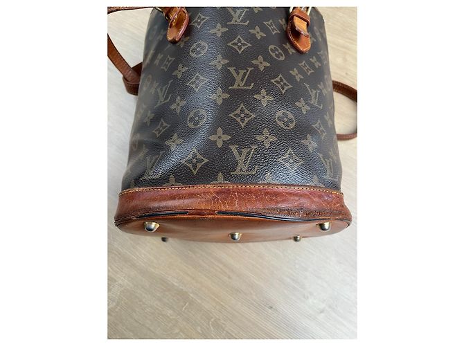Bucket Vintage Tasche LOUIS VUITTON Braun - Ansicht 4