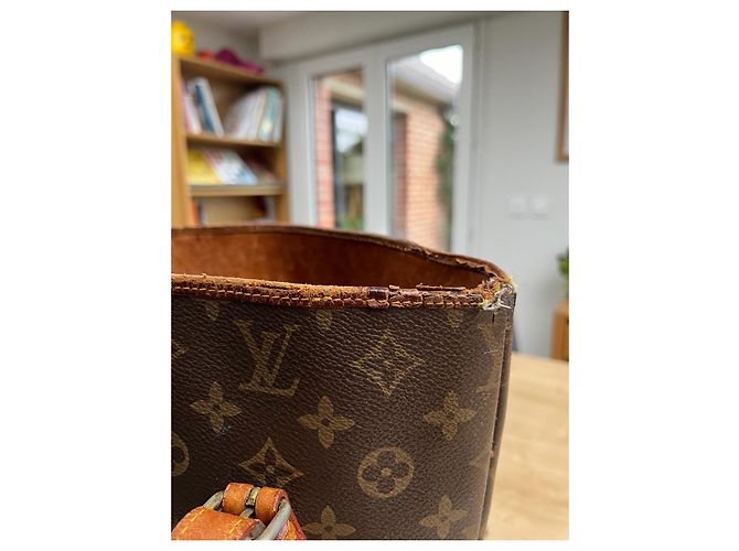 Bucket Vintage Tasche LOUIS VUITTON Braun - Ansicht 8