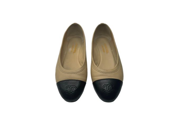 Timeless Bailarinas Chanel 36,5 Beige - vista 2
