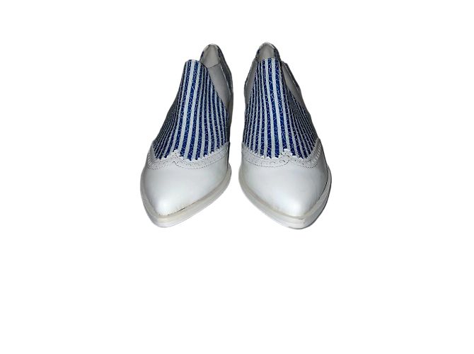 Bajos santiags Chanel 38 Azul - vista 3