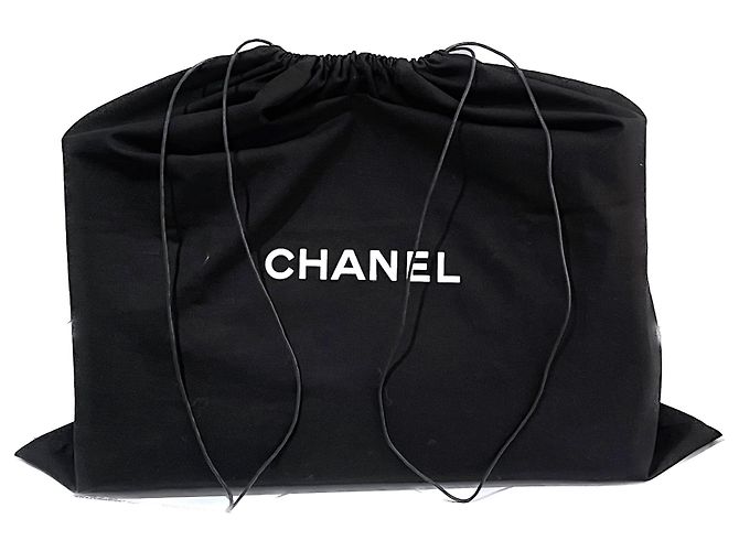 Chanel Bolsa de compras rara XL GST Grand com caixa Preto - vista 19