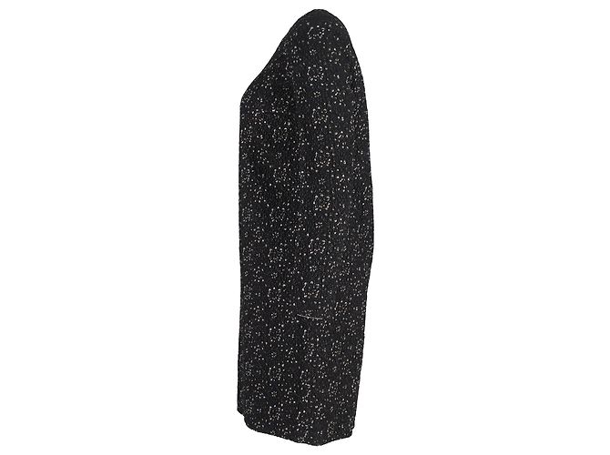 Escada Dehrea Metallic-Jacquardkleid aus schwarzem Polyester - Ansicht 2