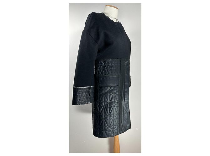 Autre Marque Abrigo Urbancode London Negro Lana - vista 2