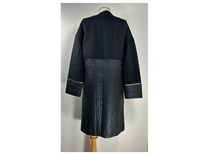 Autre Marque Abrigo Urbancode London Negro Lana - vista 3