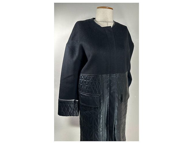 Autre Marque Abrigo Urbancode London Negro Lana - vista 4
