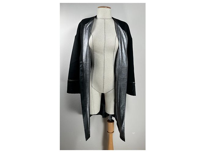 Autre Marque Abrigo Urbancode London Negro Lana - vista 6