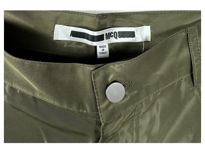 Alexander McQueen Hose in Militärgrün aus Polyester - Ansicht 5