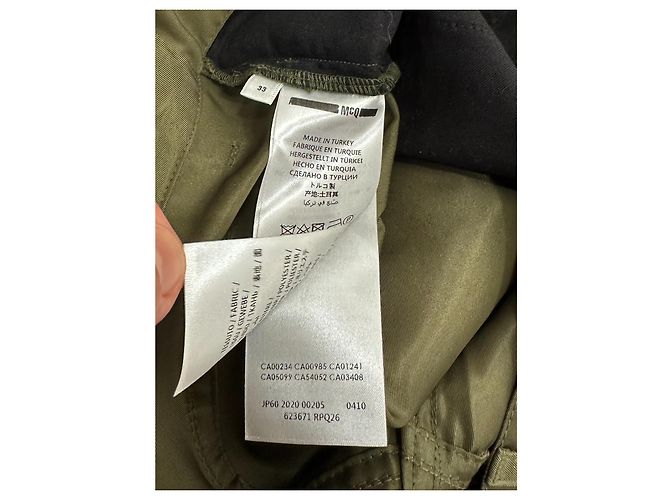 Alexander McQueen Hose in Militärgrün aus Polyester - Ansicht 6