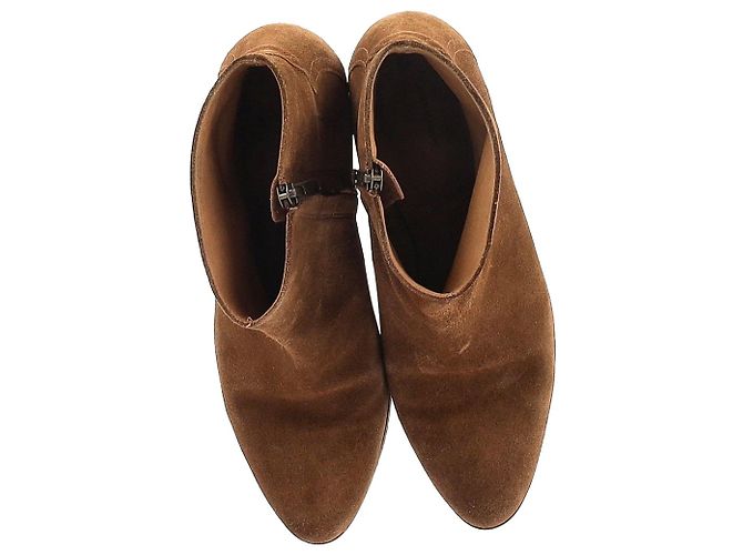 Isabel Marant Bottines Dacken en Daim Marron - vue 5