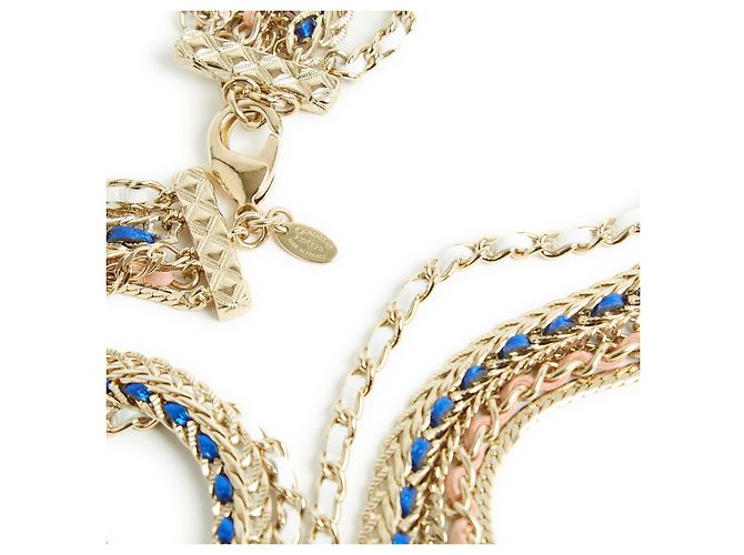 Chanel PE2022 Collana lunga CC multi fila D'oro - vista 4