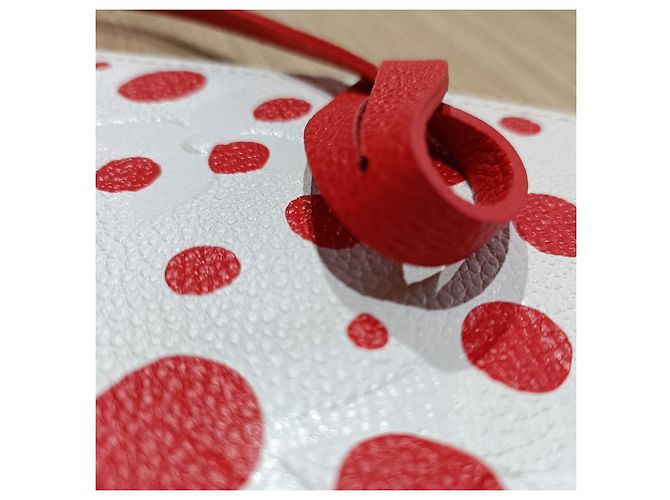 Louis Vuitton Pochette Yayoi Kusama Bianco Rosso - vista 2