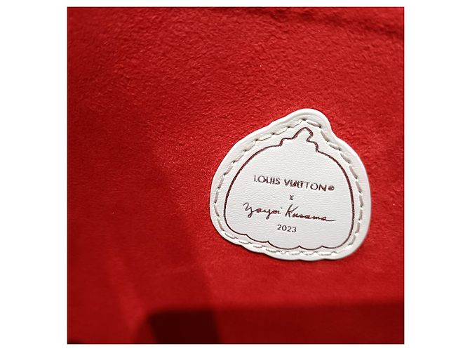 Louis Vuitton Pochette Yayoi Kusama Bianco Rosso - vista 5