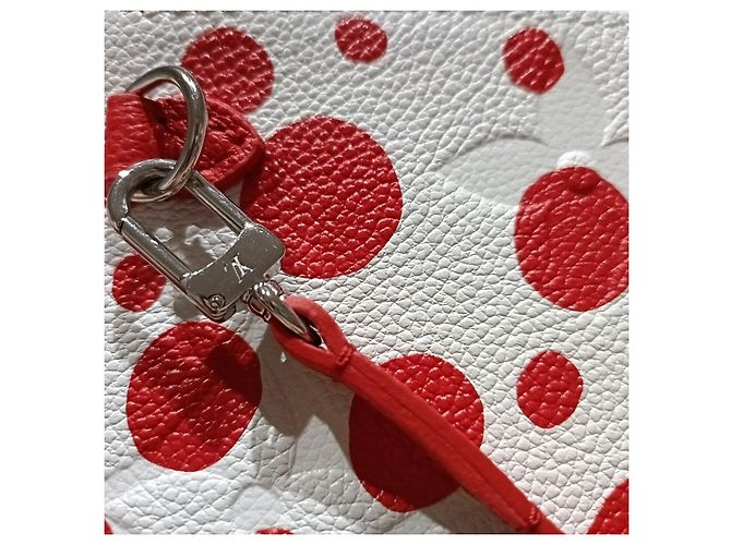 Louis Vuitton Pochette Yayoi Kusama Bianco Rosso - vista 6